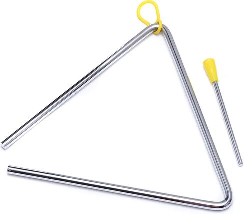 6 Inch Musical Steel Triangle Percussion Instrument With Striker in Kuwait