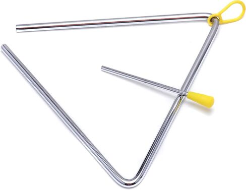 6 Inch Musical Steel Triangle Percussion Instrument With Striker in Kuwait