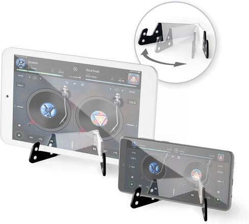 Hercules DJControl Mix Blue - Amazon Exclusive - وحدة تحكم DJ لاسلكية تعمل بالبلوتوث للهواتف الذكية (iOS وAndroid) - تطبيق dJay - طابقان in Saudi Arabia
