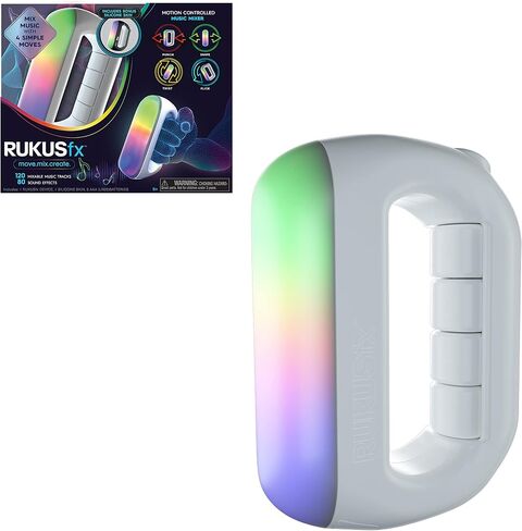 Just Play RUKUSfx Motion-Controlled Music Mixer, Lights and Sounds Music, with Bonus Skin, Multicolor in Saudi Arabia