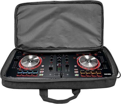 AxcessAbles DDJ-FLX4 Controller Case | DDJ-REV1 Gig Bag | Compact DJ Controller Padded Carry Case with Shoulder Strap | Designed in USA | Compatible with Pioneer DJ DDJ-REV1, DDJ 400, FLX4 in Kuwait