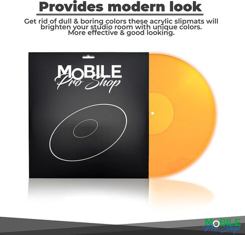 Acrylic Turntable Mat-Platter Vinyl Slipmat for 12 Inches LP Players-Reduced Noise & Improves Sound Quality & Provides Tighter Bass-Anti Static Record Player Mat. in Kuwait