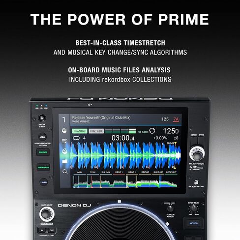 Denon DJ SC6000M PRIME –Standalone DJ Media Player with Motorized Platter, WiFi Music Streaming and 10.1-Inch Touchscreen in Kuwait