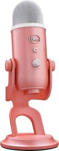 ميكروفون Blue Yeti USB للكمبيوتر الشخصي، وأجهزة Mac، والألعاب، والتسجيل، والبث، والبودكاست، والاستوديو وميكروفون مكثف للكمبيوتر مع تأثيرات VO!CE الزرقاء، و4 أنماط التقاط، والتوصيل والتشغيل - تعتيم in Kuwait