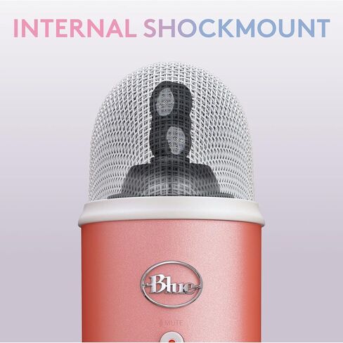 ميكروفون Blue Yeti USB للكمبيوتر الشخصي، وأجهزة Mac، والألعاب، والتسجيل، والبث، والبودكاست، والاستوديو وميكروفون مكثف للكمبيوتر مع تأثيرات VO!CE الزرقاء، و4 أنماط التقاط، والتوصيل والتشغيل - تعتيم in Kuwait