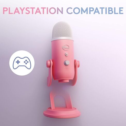 ميكروفون Blue Yeti USB للكمبيوتر الشخصي، وأجهزة Mac، والألعاب، والتسجيل، والبث، والبودكاست، والاستوديو وميكروفون مكثف للكمبيوتر مع تأثيرات VO!CE الزرقاء، و4 أنماط التقاط، والتوصيل والتشغيل - تعتيم in Kuwait