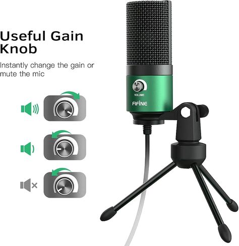 FIFINE K669B USB Microphone, Condenser Recording Mic for Vocals, Meeting in Kuwait