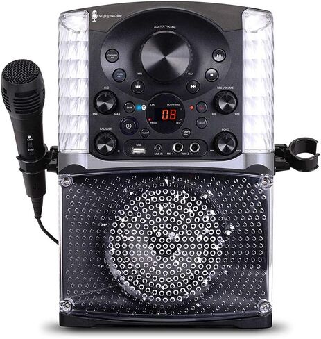 آلة الغناء SML625BTBKD آلة كاريوكي، نظام كاريوكي محمول بلوتوث CD+G، أسود in Kuwait