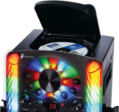 آلة الغناء SML625BTBKD آلة كاريوكي، نظام كاريوكي محمول بلوتوث CD+G، أسود in Kuwait