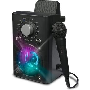 Singsation Karaoke Machine - Full Karaoke System for Adults or Kids, with Wireless Bluetooth Speaker and Microphone. Works with All Karaoke Apps via Smartphone or Tablet in Kuwait