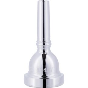 EASTROCK Trombone Mouthpiece,Silver Plated Trombone Mouthpiece Large Shank 4AL, Trombone Instrument Accessories Vacuum Packed