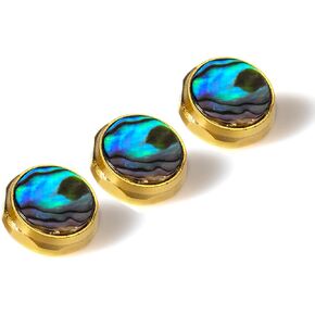 Trumpet Valve Caps Finger Buttons Trumpet Replacement Accessories 3Pcs Abalone Shell