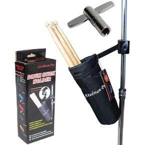 حقيبة عصا الطبل Vizcaya DSH10 مع مفتاح الطبل (أسود) in Kuwait