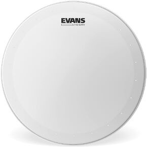 Evans Genera HD Dry Snare Drum Head - 14 رأس طبلة Snare - تتميز بفتحات تهوية للتحكم في الحفاظ على الصوت وتشديده - التحكم في النغمات الزائدة - مطلية بطبقتين - 14 بوصة