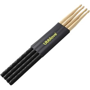 Drumsticks 5A 2 pairs with ANTI-SLIP Handles for Drum Light Durable Wooden Drum 2 Pair Drum Sticks for Kids Adults Musical Instrument Percussion Accessories