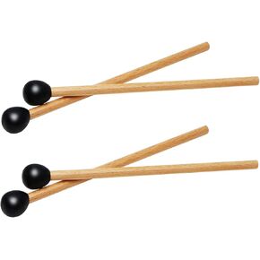 4 قطع من مطرقة اللسان الستيل، عصي جلوكنسبيل 16.5 سم، عصا طبول مطرقة للاطفال، قطع غيار ادوات قرع تستخدم لاجراس اكسيليفون غلوكنسبيل ماريمبا بيل in Kuwait