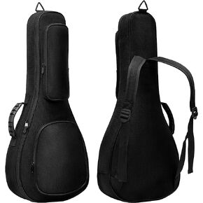 شنطة مندولين من ديفيزر، مقاس 0.5 انش، مبطنة سميكة ومقابض من بلاستيك ايه بي اس، شنطة ماندولين مقاس 28 انش مع اعواد بلون اسود (اسود) in Kuwait