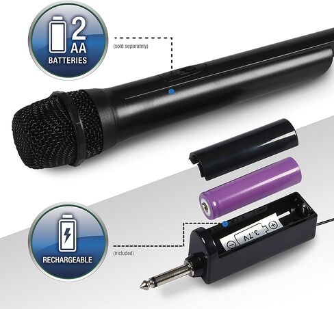 Singsation Karaoke Machine - Full Karaoke System for Adults or Kids, with Wireless Bluetooth Speaker and Microphone. Works with All Karaoke Apps via Smartphone or Tablet in Kuwait