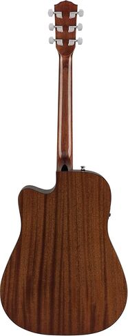 غيتار كهربائي صوتي من Fender CD-60SCE ذو رأس صلب - مجموعة كاملة من الماهوجني مع حافظة صلبة، وكابل للآلات، وموالف، وحزام، وأوتار، ولقطات، وأقراص DVD التعليمية لأوستن بازار in Kuwait