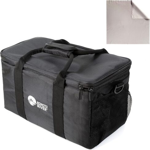 Ronoto River Trumpet Mute and Accessory Bag - Large - Padded, Customizable Walls, Adjustable Strap, Padded Grip and Mesh Pockets - Complete with Microfiber Cleaning Cloth in Saudi Arabia
