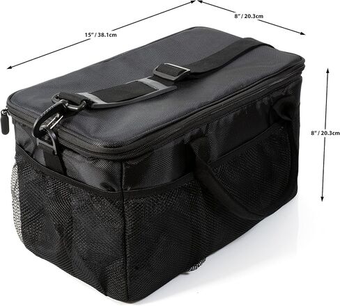 Ronoto River Trumpet Mute and Accessory Bag - Large - Padded, Customizable Walls, Adjustable Strap, Padded Grip and Mesh Pockets - Complete with Microfiber Cleaning Cloth in Saudi Arabia