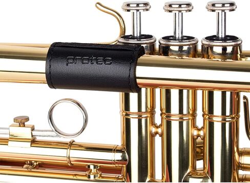 Pro Tec L225 Trumpet Padded Leather Finger Saver,Black in Saudi Arabia