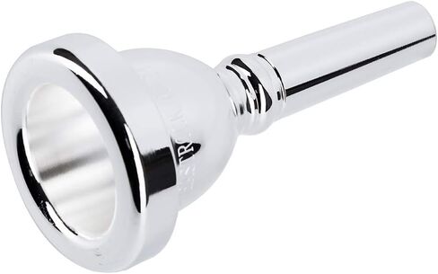 EastRock Standard Tuba Mouthpiece, Silver Plated Tuba Mouthpiece Size 22, Tuba Player Replacement Tuba Parts Vacuum Packed in Saudi Arabia