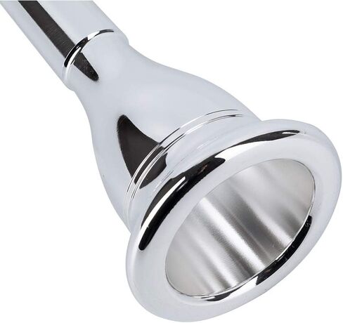 EastRock Standard Tuba Mouthpiece, Silver Plated Tuba Mouthpiece Size 22, Tuba Player Replacement Tuba Parts Vacuum Packed in Saudi Arabia