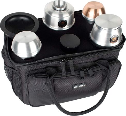 Protec Trumpet Double Mute Bag with Moduar Walls & Mute Holder (Model M410) Black in Kuwait