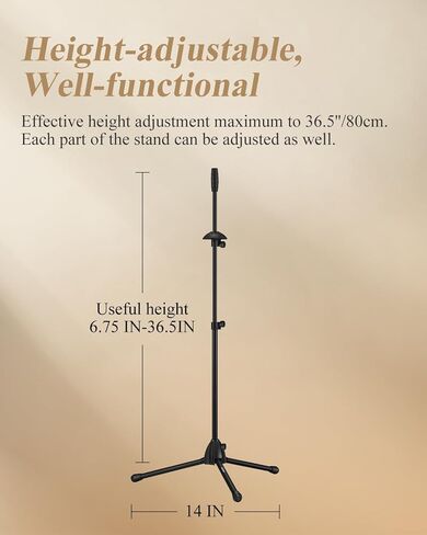 إيستر حامل ترومبون تينور/باس EST-002 محمول قابل للتعديل مع شنطة بلون اسود in Kuwait