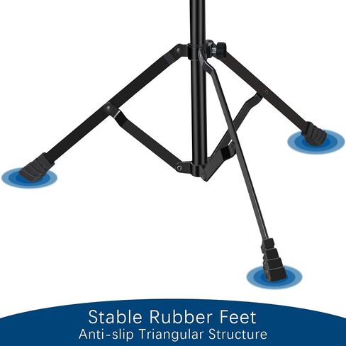 EASTROCK Trombone Stand, Retractable Height Adjustment, Triangular Stable Construction for Standard-sized Trombone in Saudi Arabia