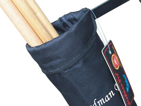 حقيبة عصا الطبل Vizcaya DSH10 مع مفتاح الطبل (أسود) in Kuwait