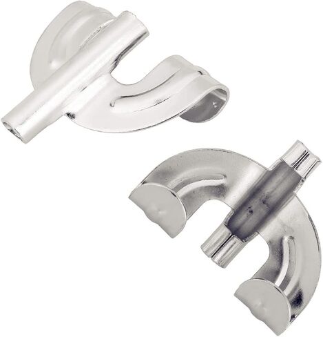 Jiayouy 30pcs Bass Drum Lugs and Claws Hook Drum Set Replacement Parts with Mounting Screws Silver in Saudi Arabia