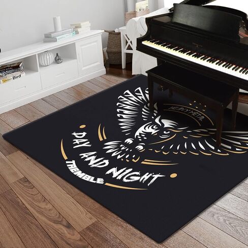 Drum Rug, Drum Set Carpet,Bedroom Living Room Decor,Soundproof Rug Pads Drum Accessories for Drum Set,Non-Slip Carpet,Great Gift for Drummers,100% Polyester(A,2.6 * 4ft) in Saudi Arabia