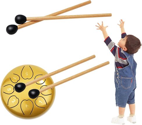 4 قطع من مطرقة اللسان الستيل، عصي جلوكنسبيل 16.5 سم، عصا طبول مطرقة للاطفال، قطع غيار ادوات قرع تستخدم لاجراس اكسيليفون غلوكنسبيل ماريمبا بيل in Kuwait