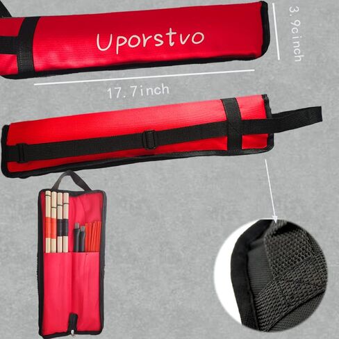 مجموعة فرشاة الطبل، زوج واحد من فرش الأسلاك المعدنية كاهون وزوج واحد من فرش نايلون الجاز، زوج واحد من قضبان ربط الخيزران الإيقاعية، زوج واحد من أعواد البتولا متعددة القضبان، مع حقيبة عصا الطبل الحمراء، تحمل ما يصل إلى 4 أزواج من أعواد الطبل in Kuwait