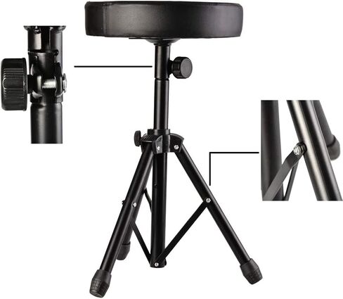 Anfan Universal Drum Throne Adjustable Padded Drum Stool with Anti-Slip Feet for Adults and Kids in Saudi Arabia