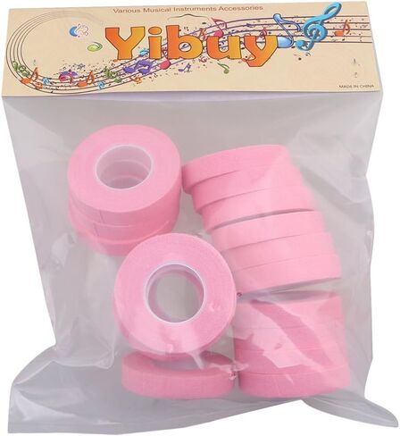 Yibuy Pink Finger Adhesive Tape 5 Meter Length for Strings Instrument Pack of 20 in Saudi Arabia