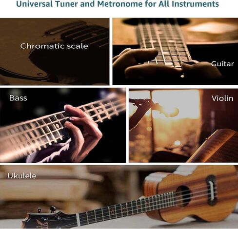 Metronome Tuner, Rechargeable 3 In 1 Digital Metronome Tuner Tone Generator for Guitar, Bass, Violin, Ukulele and Chromatic,Clarinet, Trumpet, Flute, Tuners for All Instruments in Kuwait