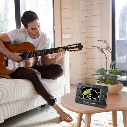 Metronome Tuner, Rechargeable 3 In 1 Digital Metronome Tuner Tone Generator for Guitar, Bass, Violin, Ukulele and Chromatic,Clarinet, Trumpet, Flute, Tuners for All Instruments in Kuwait