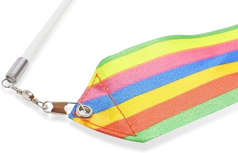 عصا التدوير والسير من Bounec مقاس 60.96 سم - قضيب عمود صغير قياسي من الفولاذ المقاوم للصدأ مع أطراف مطاطية - كامل مع شريط رقص واحد (24 بوصة) in Kuwait