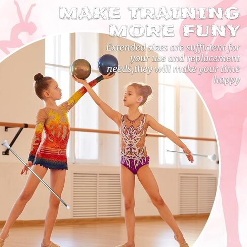 HyDren Twirling Baton Unisex Kids' Gymnastics Dance Baton Metal Baton Marching Band Baton Parade Baton Stick for Talent Shows, Artistic Dancing, Baton Twirling (26 Inch) in Saudi Arabia