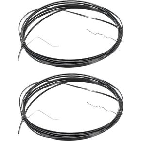 MECCANIXITY Plastic Binding Purfling Strip 1650x1x0.5mm Guitar Binding Edge Trim for Acoustic Classical Guitar Black 2 Pack