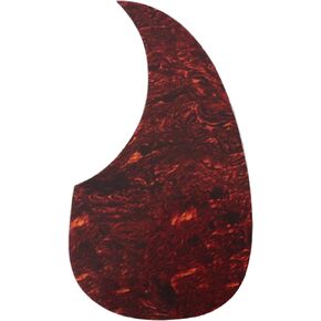 Metallor Acoustic Guitar Pickguard Anti-Scratch Guard Plate Perfect Replacement, Self Adhesive Tear or Water Drop Shape Pick Guards Various Color, Cool Guitar Accessories Gifts (Black) in Saudi Arabia