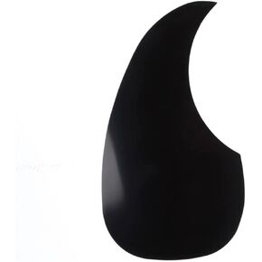 Musiclily Left Handed Self Adhesive Acoustic Guitar Pickguard for Martin D28 Style Guitar, Black Pearl
