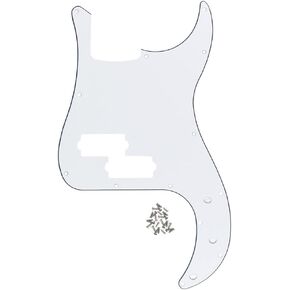FLEOR 13 فتحة P Bass Pickguard لوحة خدش الجيتار اختيار الحرس لـ 4 سلسلة الولايات المتحدة الأمريكية/المكسيك القياسية نمط باس الدقة، 4Ply الأحمر السلحفاة قذيفة