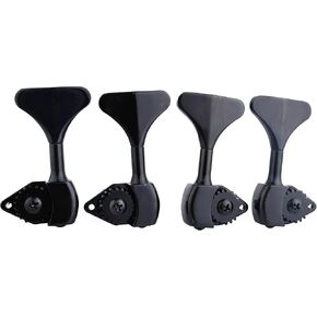 رأس آلة Guyker Bass (2R + 2L) - نسبة 1:20 موالفات تروس مفتوحة لضبط أوتاد المفاتيح لاستبدال جيتار الجاز الكهربائي أو الآلات الدقيقة - كروم in Saudi Arabia