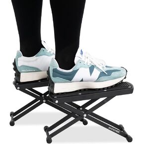 AODSK Guitar Foot Stool 6-Position Height Adjustable Foot Rest with Rubber End Caps and Non-Slip Rubber Pad for Classical Guitar in Saudi Arabia