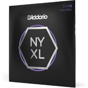 D'Addario Guitar Strings - NYXL Electric Guitar Strings - NYXL1149 - Unrivaled Strength, Tuning Stability, Enhanced Mid-Range - For 6 String Guitars - 11-49 Medium