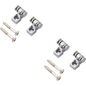 Musiclily Vintage Roller Guitar String Guides Retainer لـ Fender Strat Stratocaster Tele Telecaster جيتار كهربائي، كروم (عبوة من 4) in Kuwait